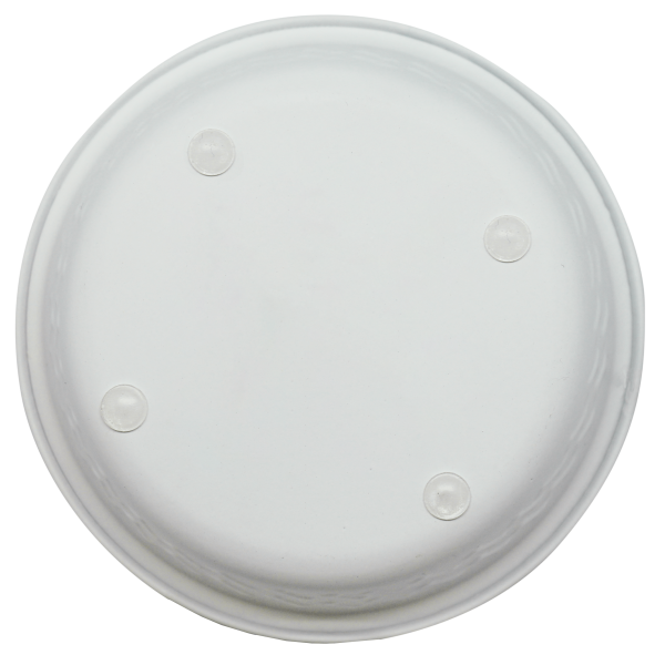 Уют Миска металлическая 0,94л D=16см белая с тиснением (1*48шт/кор)