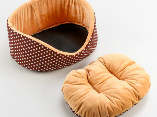 Лежак Открытый (мех плюш) 42*35*16 см КСОДИ (XODY)