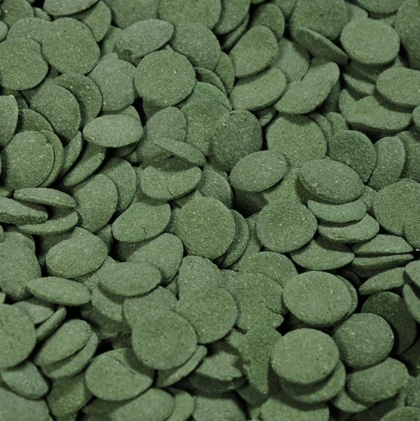 Anubias Spirulina Opti Wafers Корм для донных рыб таблетки 12мм Мешок 10кг 
