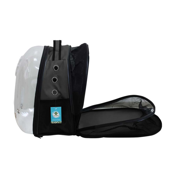 №1 Favorite Рюкзак-трансформер раскладной для переноски животных с панорамн.видом,24x30x40см,черный