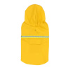 УЮТ Дождевик со светоотр.элем. для собак с капюшоном на липучке, 60см, желтый, 3ХЛ, (1*50)