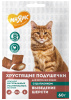 Мнямс д/кошек хрустящие подушечки с цыпленком Выведение шерсти 60 гр 