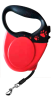 Уют Рулетка-поводок/ремень д/собак красная/лапки, комф. ручка, 5м, до 50кг, 1*48 шт