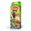 HAPPY JUNGLE Престиж Корзинки для грызунов мед+фрукты 3 шт. 85 г (*20 шт)  