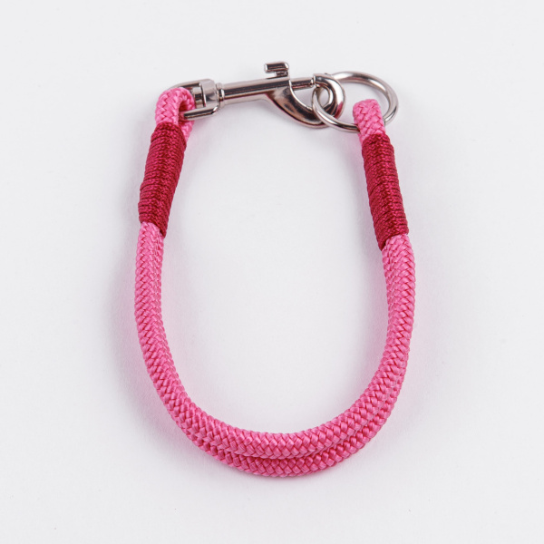 Ошейник капроновый Dog&Vogue Rope круглого плетения красный 6мм*33см