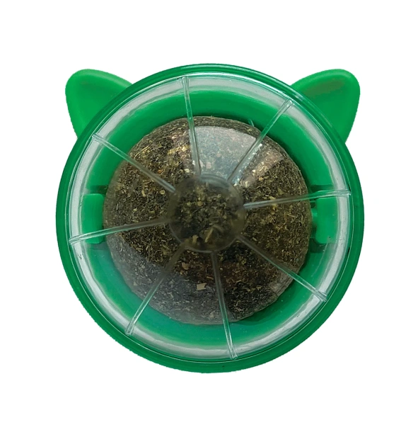 Игрушка д/кошек "Мятный шар на подставке с липучкой 26 гр "Деревенские лакомства"