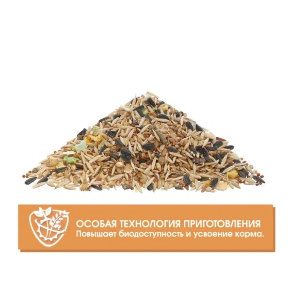 HAPPY JUNGLE Корм для хомяков 900 г (*10 шт)