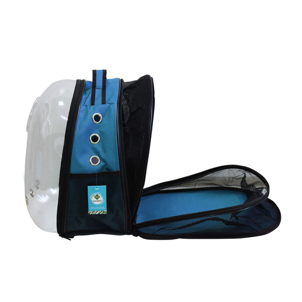 №1 Favorite Рюкзак-трансформер раскладной для переноски животных с панорамн.видом,24x30x40см,синий