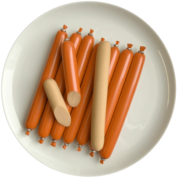 Колбаски "Докторские" с крабом сурими д/кошек "Деревенские лакомства",60 гр