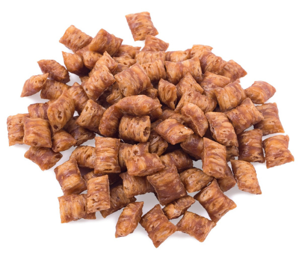 Хрустящие подушечки для кошек с говядиной для выведения шерсти 60 гр