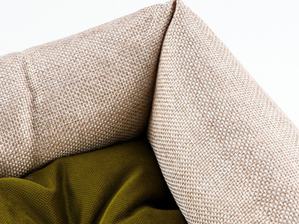 Лежак Люкс (флок) 90х80х25 см OLIVE КСОДИ (XODY)