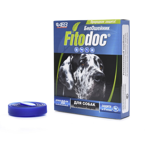 Фитодок ошейник для собак крупн.пород 80см репеллентный Био