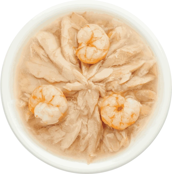 Деревенские лакомства пауч. д/кошек Тунец с креветкой в нежном желе, 70г