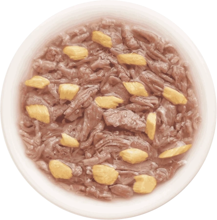 Деревенские лакомства пауч. д/кошек Утка с лососем в нежном желе, 70г