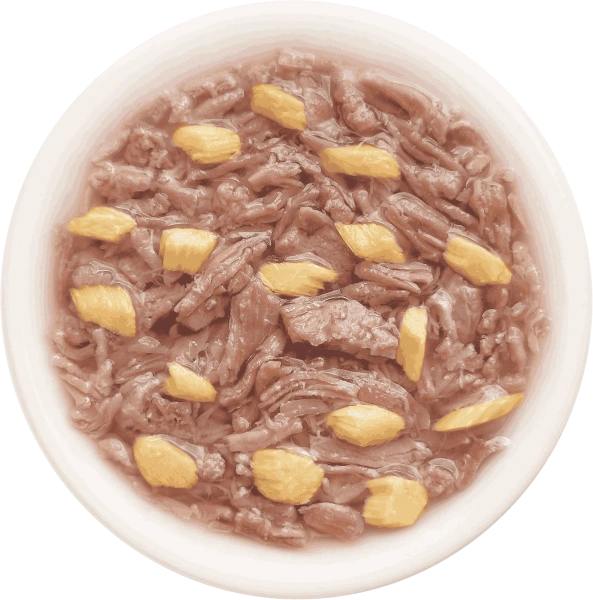 Деревенские лакомства пауч. д/кошек Утка с лососем в нежном желе, 70г