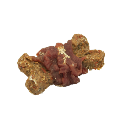 ДеликаЧойс Кость из сыромят.кожи с овощами, оберн.в мясо утки 1050-1200г 1х30шт/уп х10уп/кор