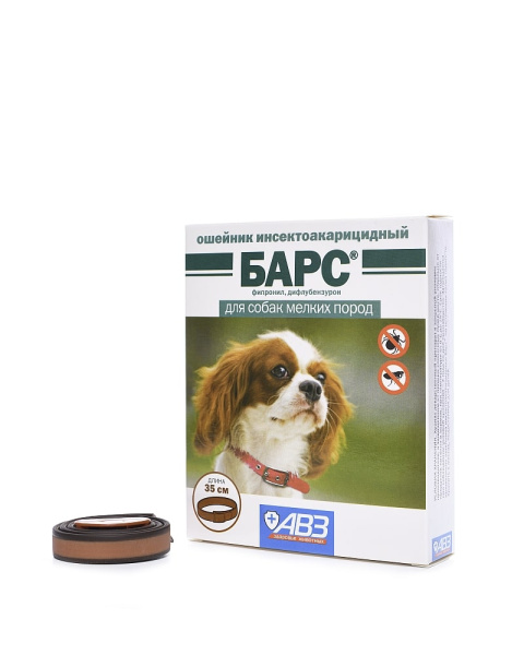 Барс ошейник для собак мелких пород инсектоакарицидный