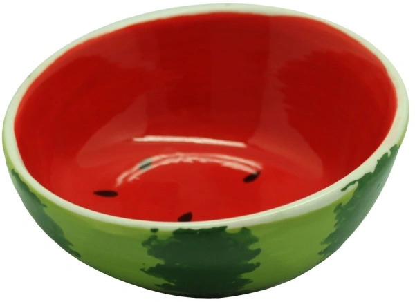 №1 Подставка 24,5х11*5см с 2 керамическими мисками 10х3,5см, 130мл, 1*18шт