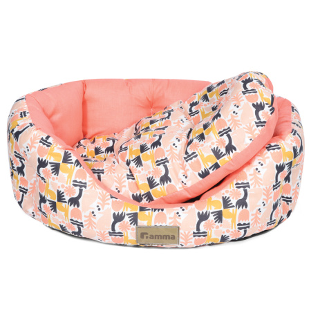 Лежанка овальная "Этника" М, 600*480*200мм									