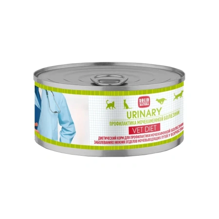 Solid Natura VET Urinary диета для кошек влажный корм 100г