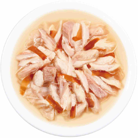 INABA ТОРОМИ влажн. корм ж/б д/кошек в бульоне курин.филе и тунец магуро с кацуобуси80гр.*24шт RU302