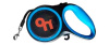 Уют Рулетка-поводок/ремень д/собак 5м голубая, до 45кг, 1*48шт