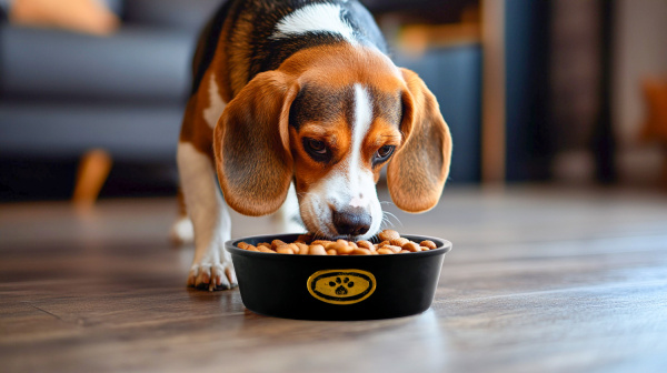 Уют Миска утяжеленная 1,650л; D=21см с латунной "Лапкой", черная (1*12шт/кор)