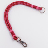 Ошейник капроновый Dog&Vogue Rope круглого плетения красный 8мм*46см