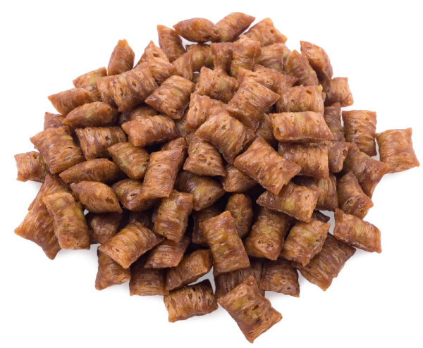 Хрустящие подушечки для кошек с мясом утки для чистки зубов 60 гр