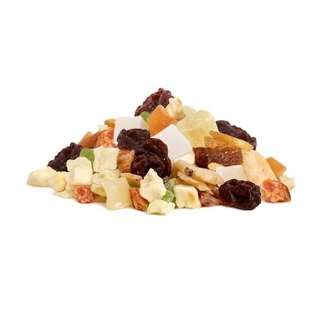 Лак-во Little One Фруктовая смесь(банан,ананас,изюм,кокос,инжир)банка 180г 1*6