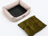 Лежак Люкс (флок) 90х80х25 см OLIVE КСОДИ (XODY)